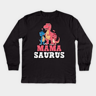 Mamasaurus Kids Long Sleeve T-Shirt